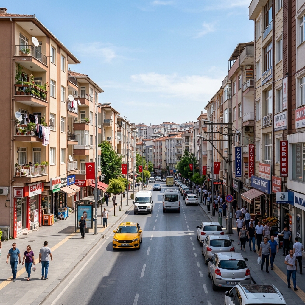 Bağcılar ilçesi manzarası