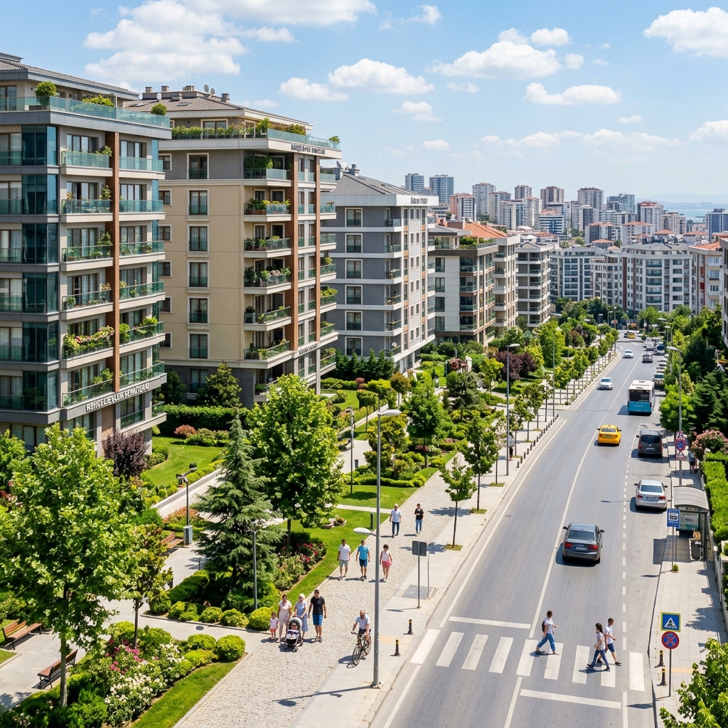 Bahçelievler ilçesi manzarası