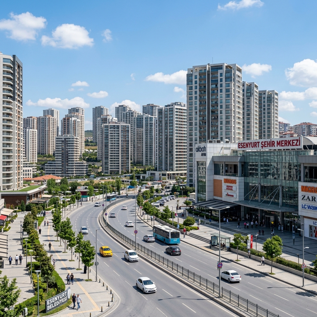 Esenyurt ilçesi manzarası