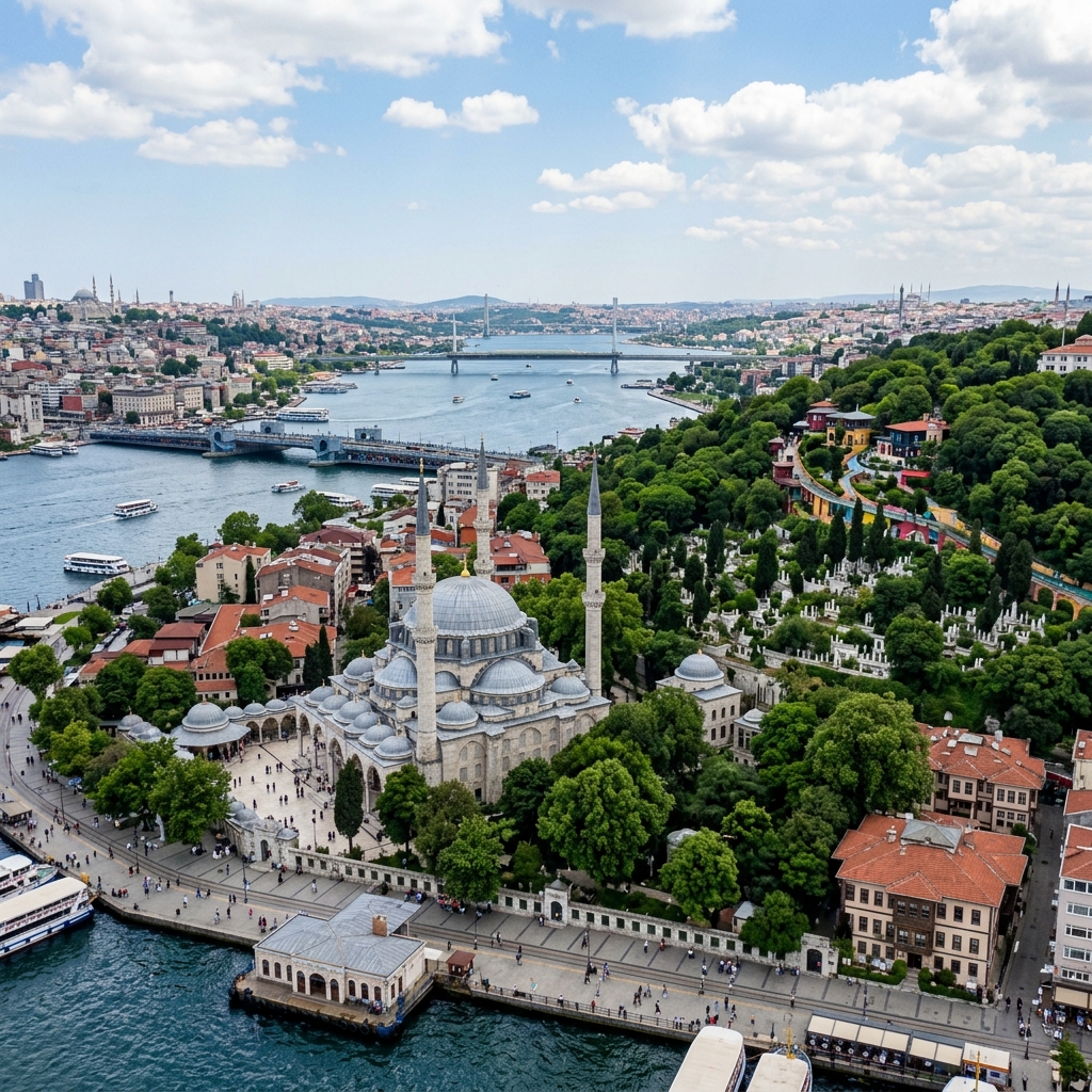 Eyüpsultan ilçesi manzarası