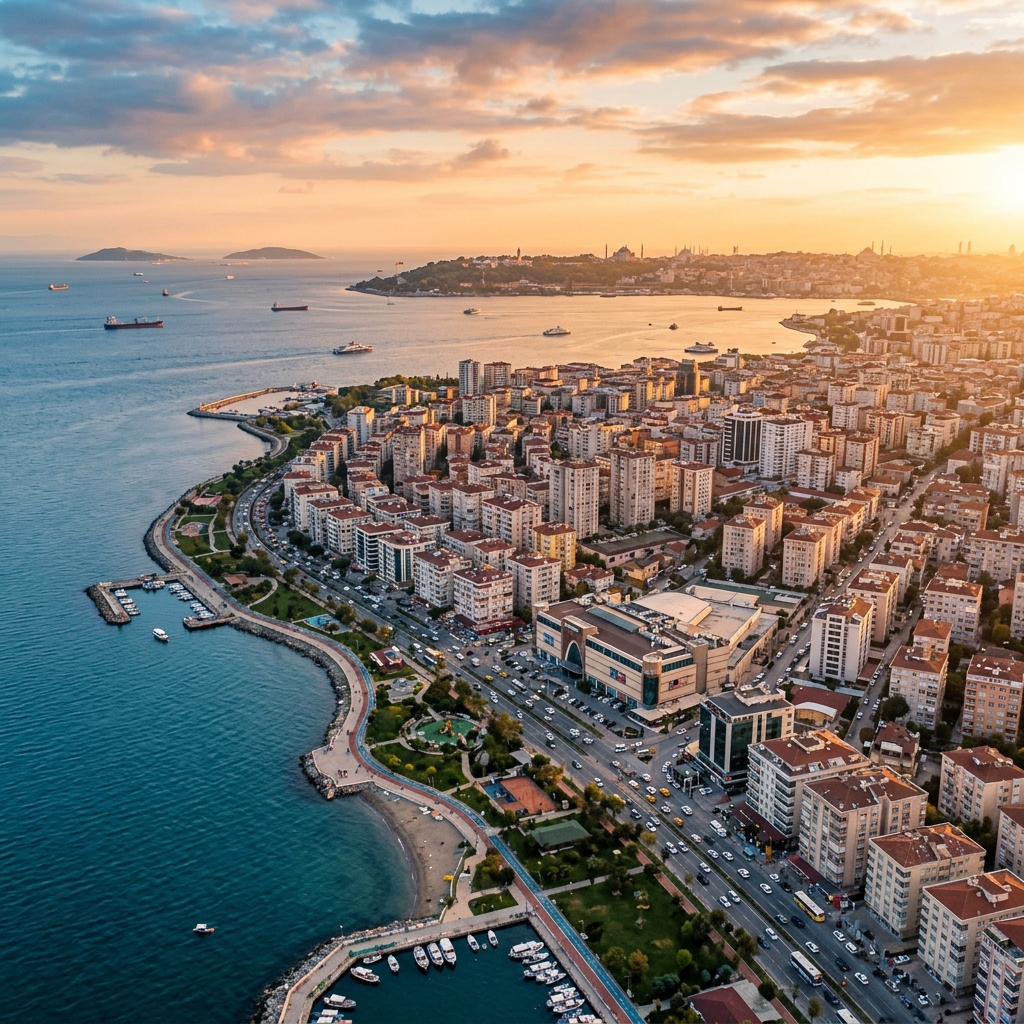 Küçükçekmece ilçesi manzarası