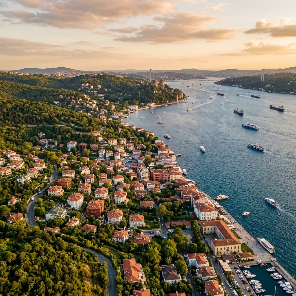 Sarıyer ilçesi manzarası